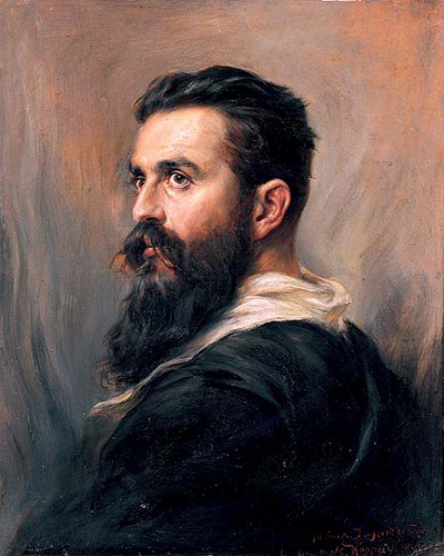 Theodor Herzl 1899 by Baron Joseph Arpad Koppay von Detroma  Knessed Israel